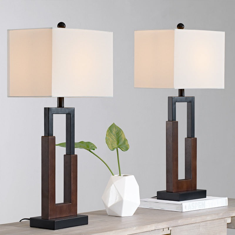 30in Table Lamp Set With USB