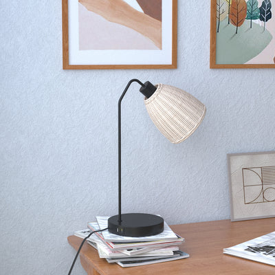 Maxax Metal USB Desk Lamp #T146-BK-S