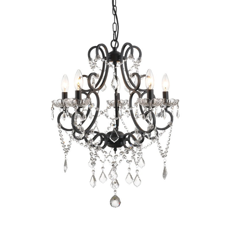 candle crystal chandelier