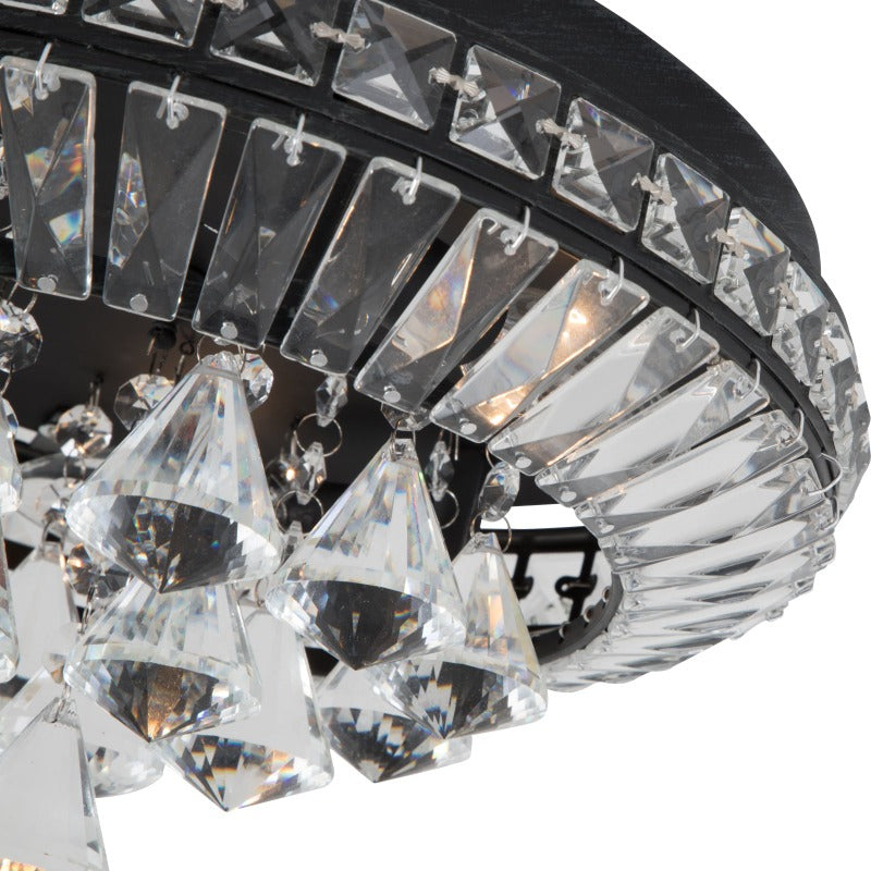 Maxax  3 - Light 13in Crystal Flush Mount Ceiling light 