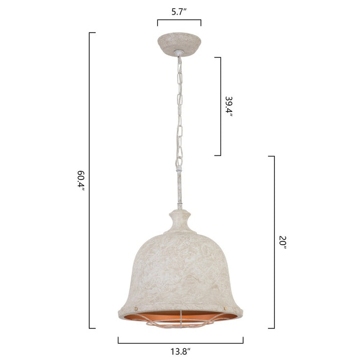 Maxax 1 - Light Unique Dome Industrial Pendant Lighting #19190-1