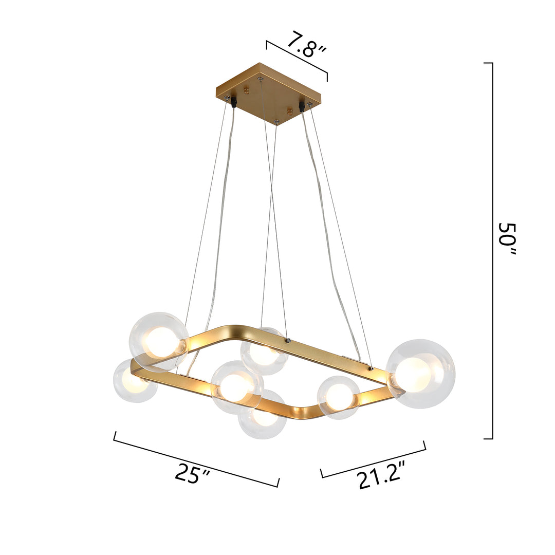 Maxax 7 - Light Candle Style Wagon Wheel Chandelier With Wrought Iron Accents #MX19124-7