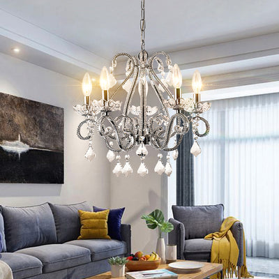 Maxax 5 - Light Chandelier with Crystal Accents #MX19048-5CL