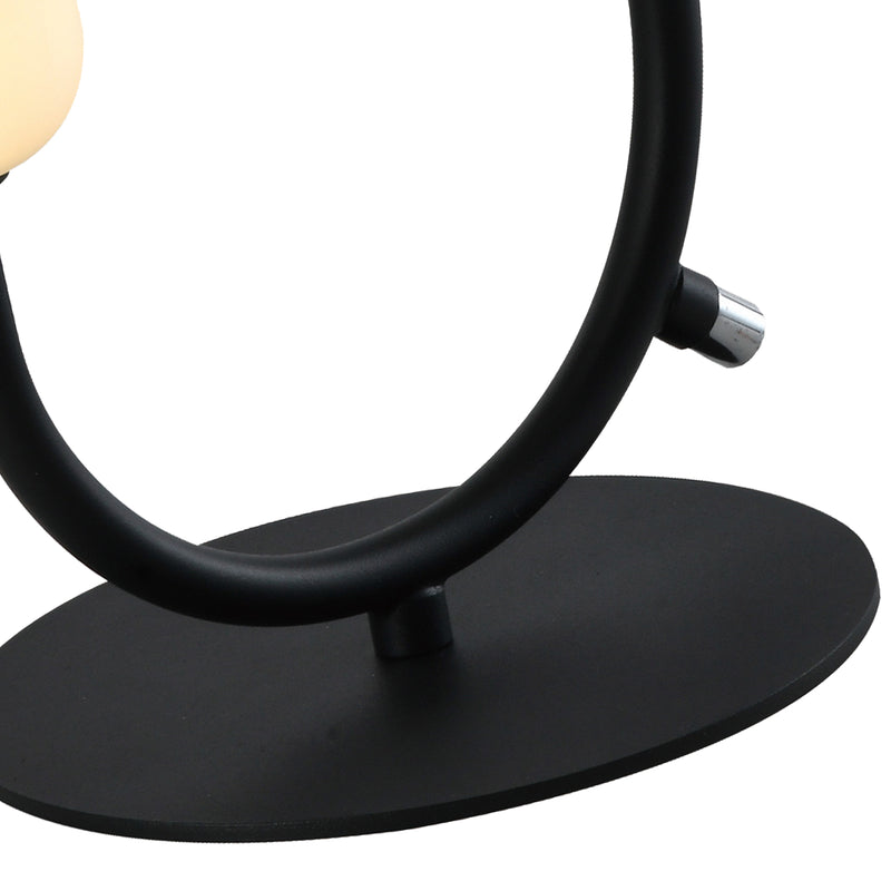 Maxax 19.68in Black Led Desk Table Lamp 