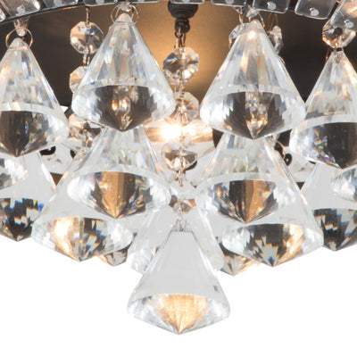 Maxax  3 - Light 13in Crystal Flush Mount Ceiling light #19180-3BR