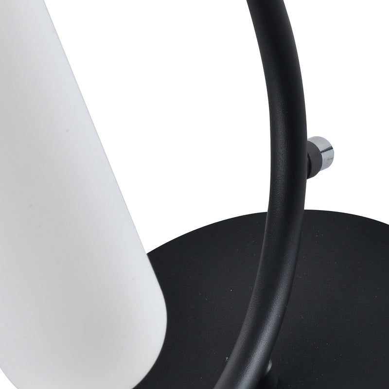 Maxax 19.68in Black Led Desk Table Lamp 