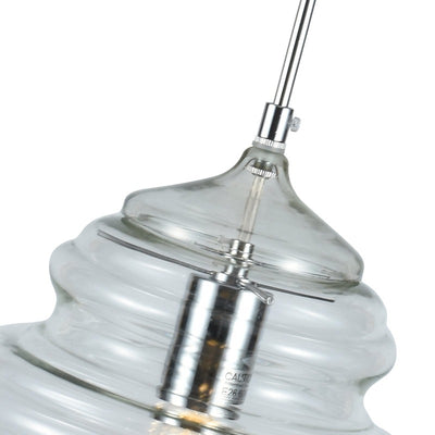 Maxax 1 - Light Glass Pendant Lights for Kitchen Island #MX5007-P1CL