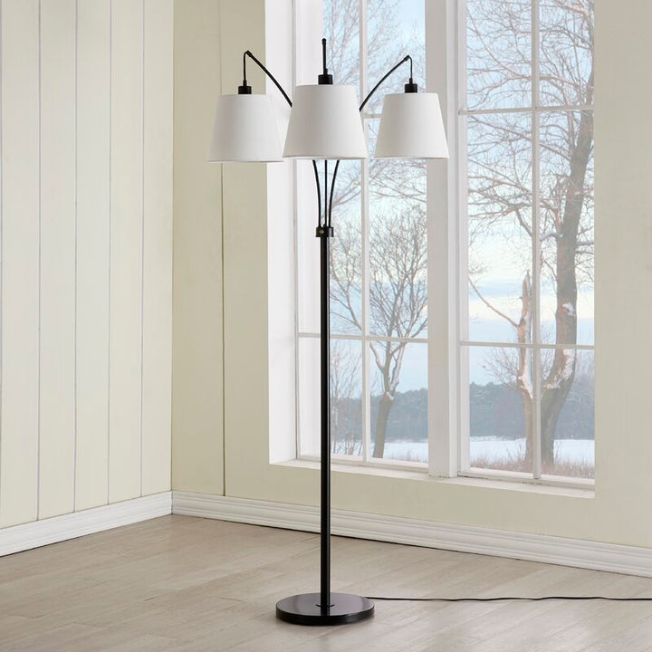 Maxax 71in Tree Floor Lamp with 3 lights #F68-WH