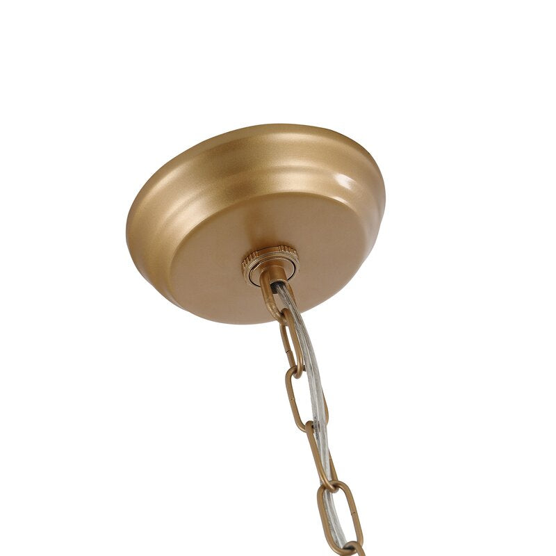 Maxax 4 - Light Single Globe Pendant with Crystal Accents 