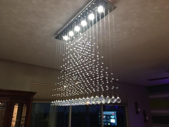 raindrop chandelier