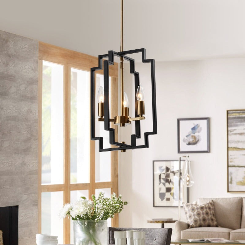 3 light modern design chandelier