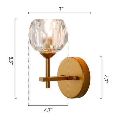 Gold Armed Sconce