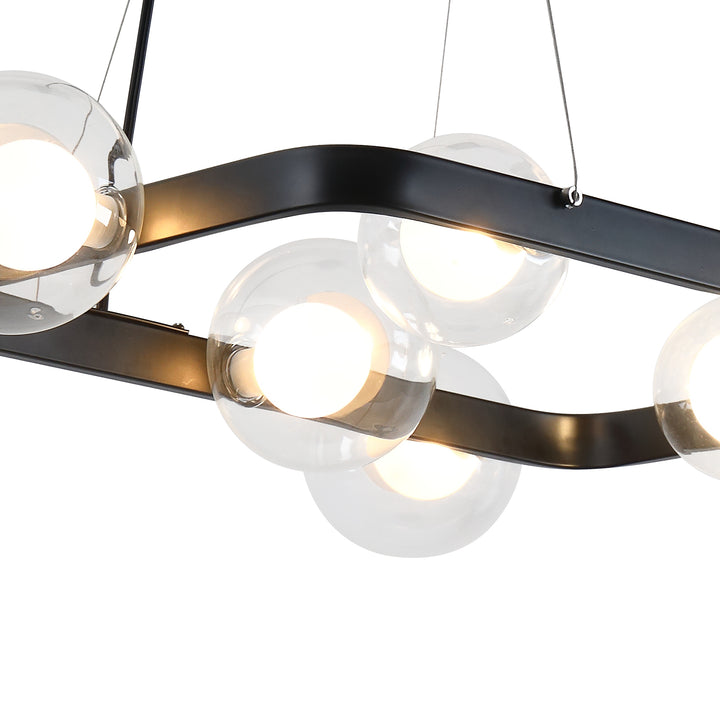 Maxax 7 - Light Candle Style Wagon Wheel Chandelier With Wrought Iron Accents #MX19124-7