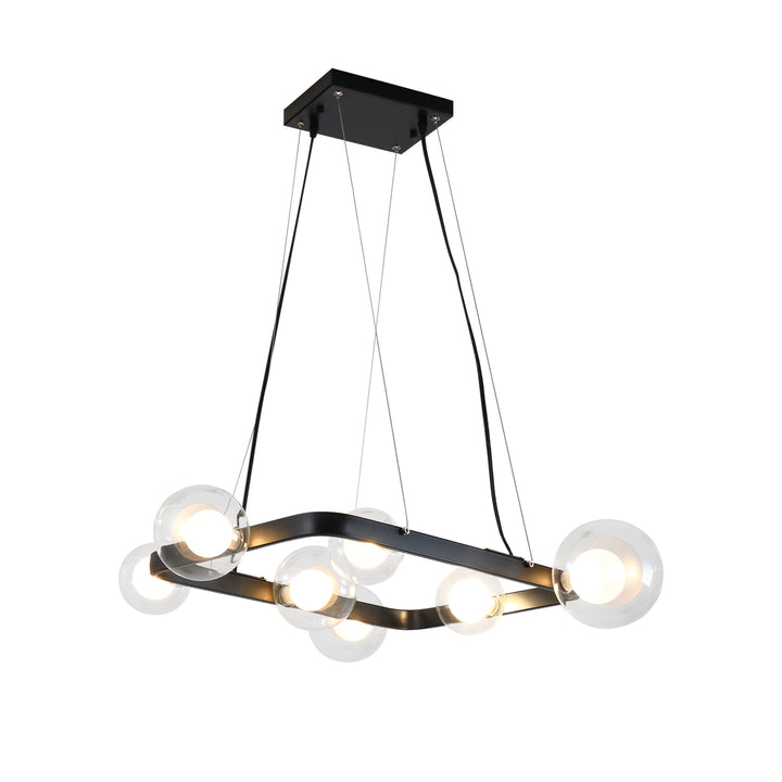 Maxax 7 - Light Candle Style Wagon Wheel Chandelier With Wrought Iron Accents #MX19124