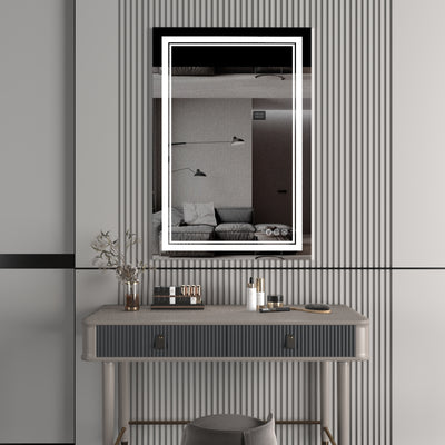 Maxax Schaghticoke Frameless Lighted Bathroom Mirror #MXML01