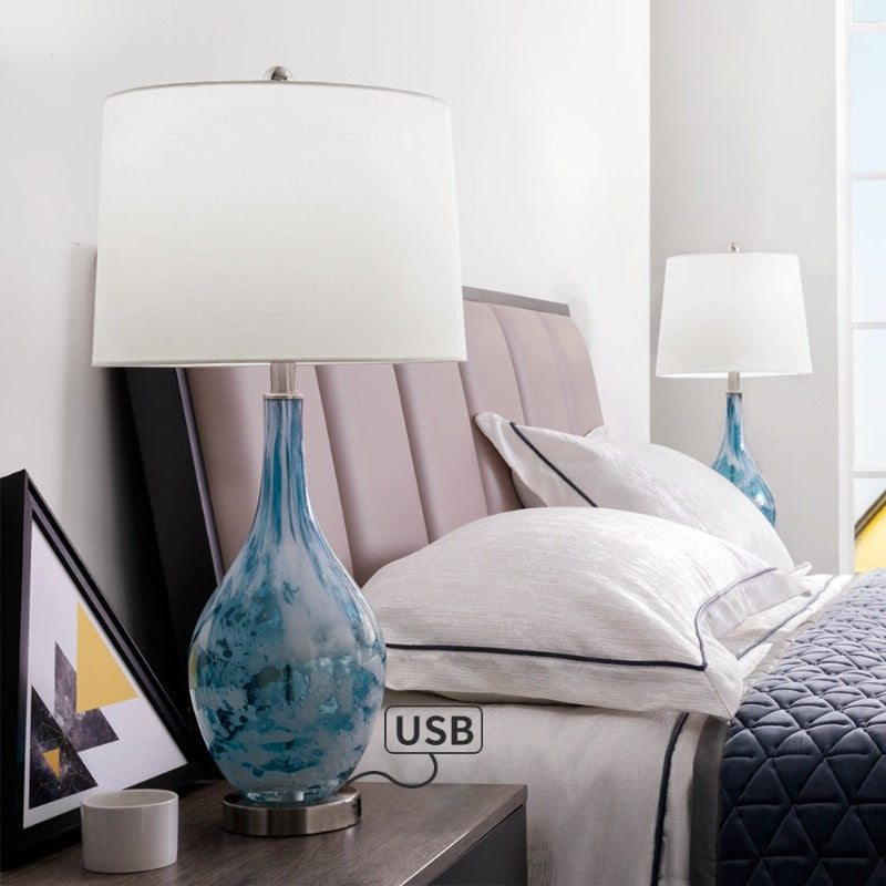 bedside table lamps with usb