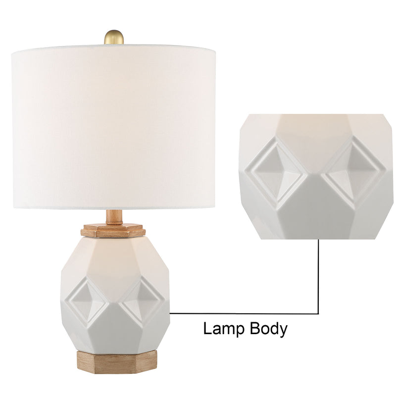 Maxax 19.5in Bedside Lamp Set 