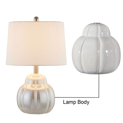 Maxax 20.5in Ivory Bedside Table Lamp (Set of 2)#T49-WH