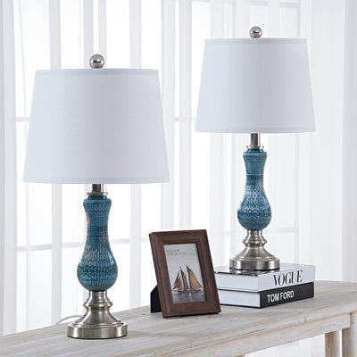 bedside table lamps set of 2