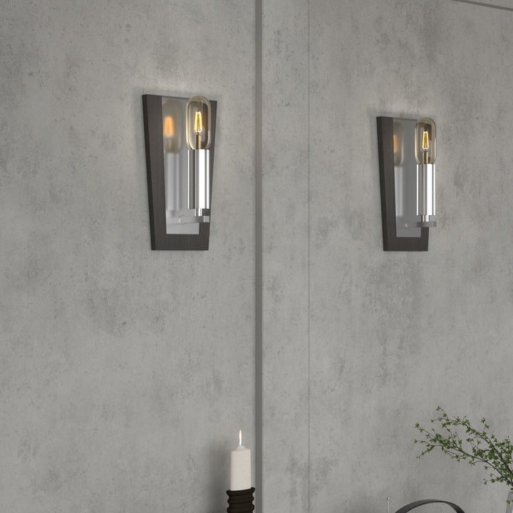 Maxax Iron Armed Sconce (Set of 2) #MX5006-W1BK