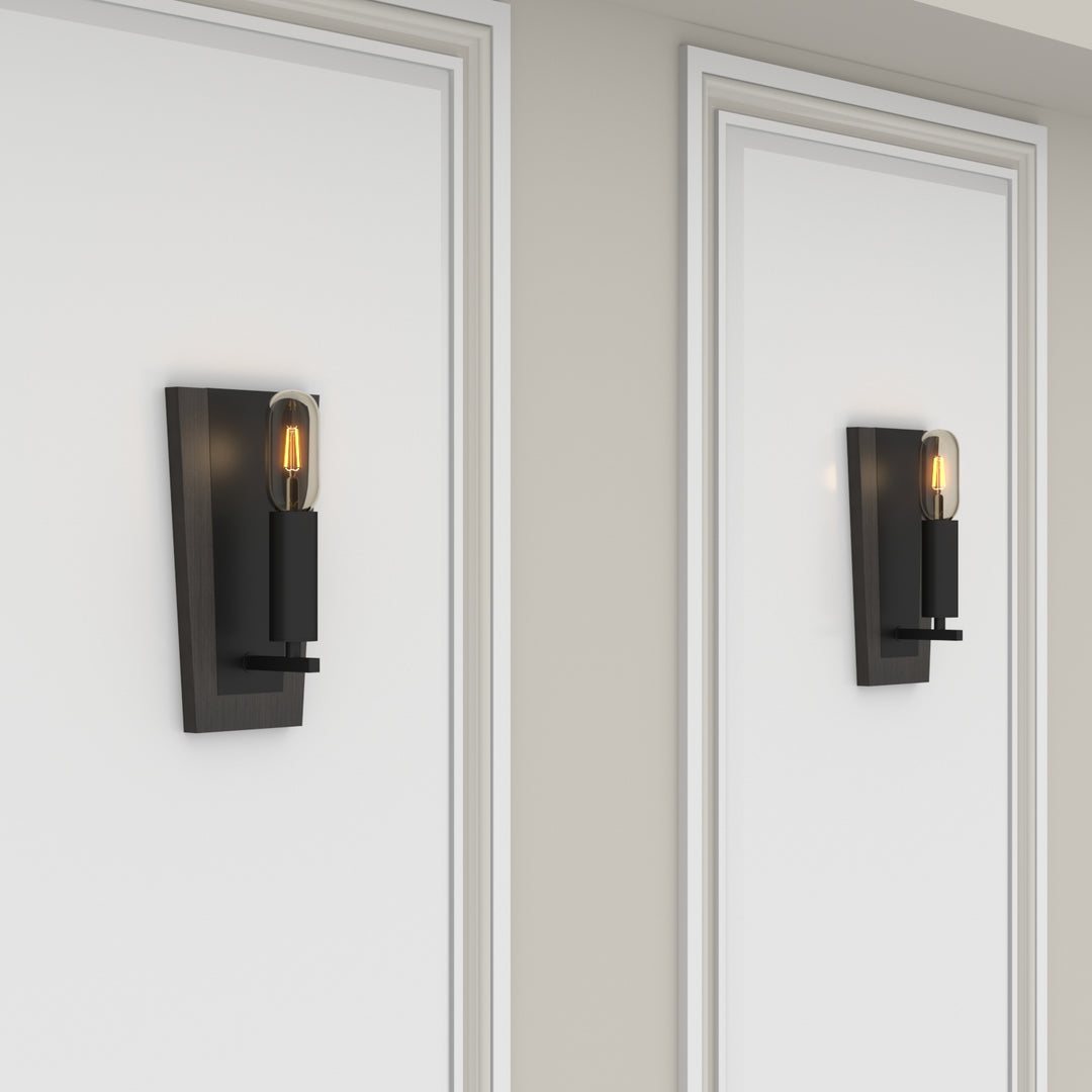 Maxax Iron Armed Sconce (Set of 2) #MX5006-W1BK