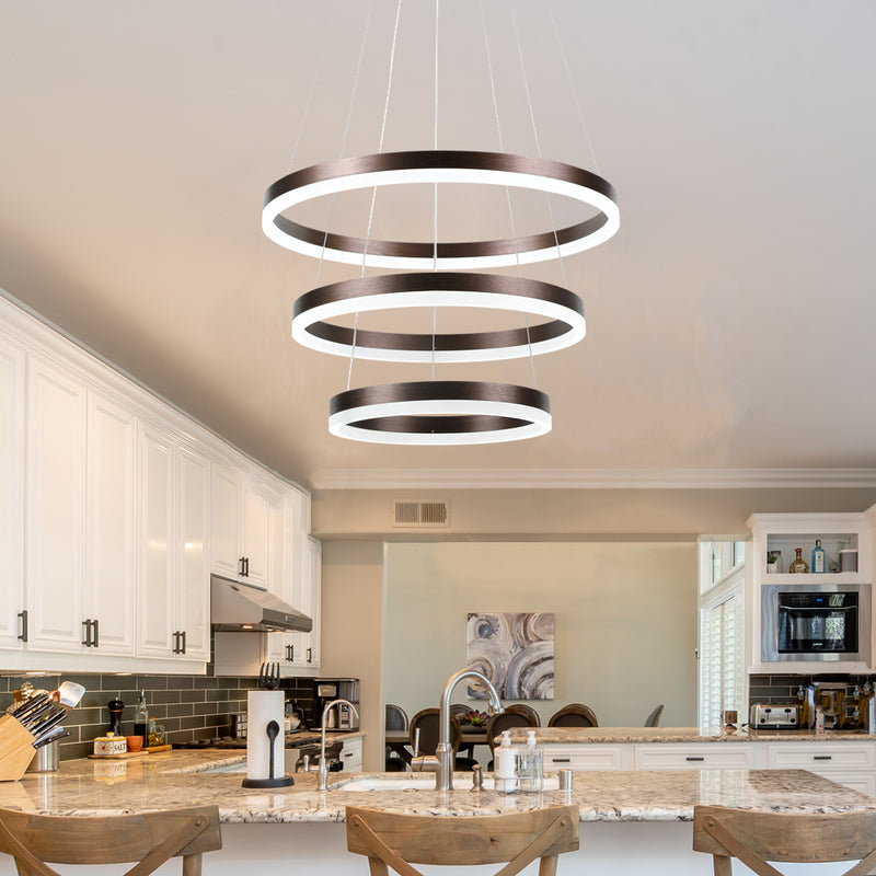 Best LED Ring Chandeliers to Buy from VAXLAMP in 2023