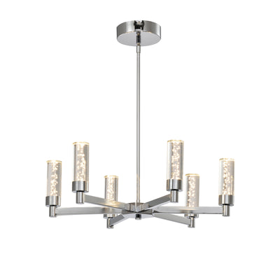 Maxax 6 - Light Traditional Chandelier With Wrought Iron Accents #MX2008-P6