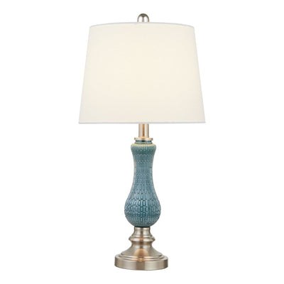 Maxax  23in Light Blue Bedside Lamp Set of 2#T93-LB
