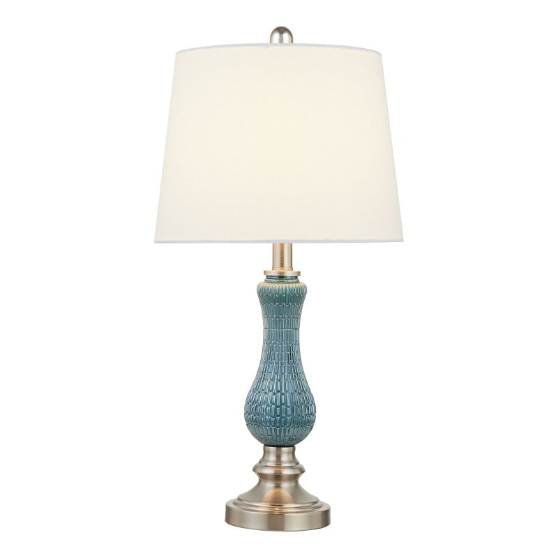 Maxax  23in Light Blue Bedside Lamp Set of 2