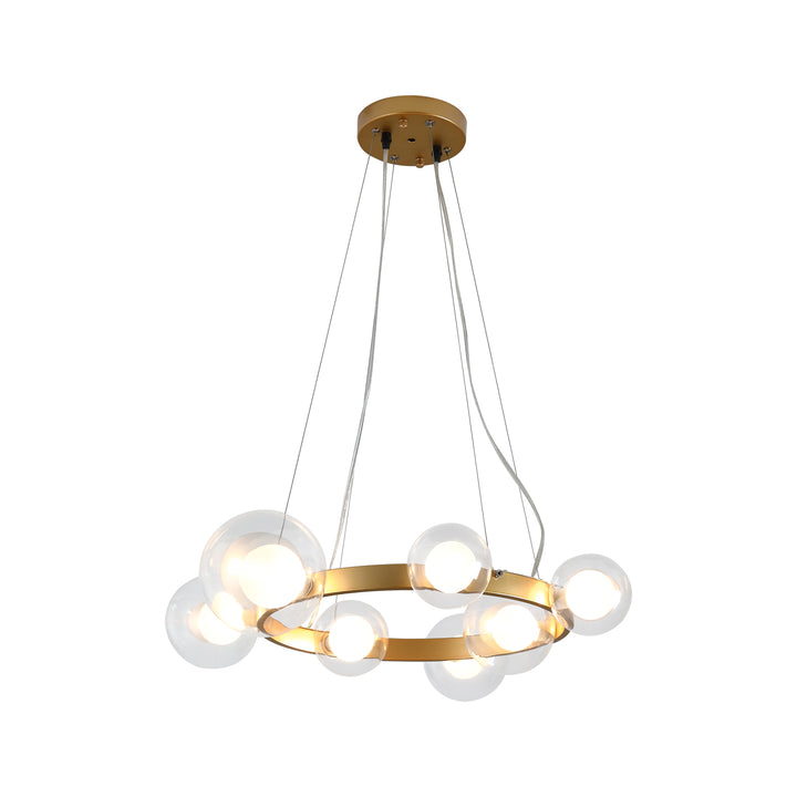 Maxax 7 - Light Candle Style Chandelier With Wrought Iron Accents #MX19123